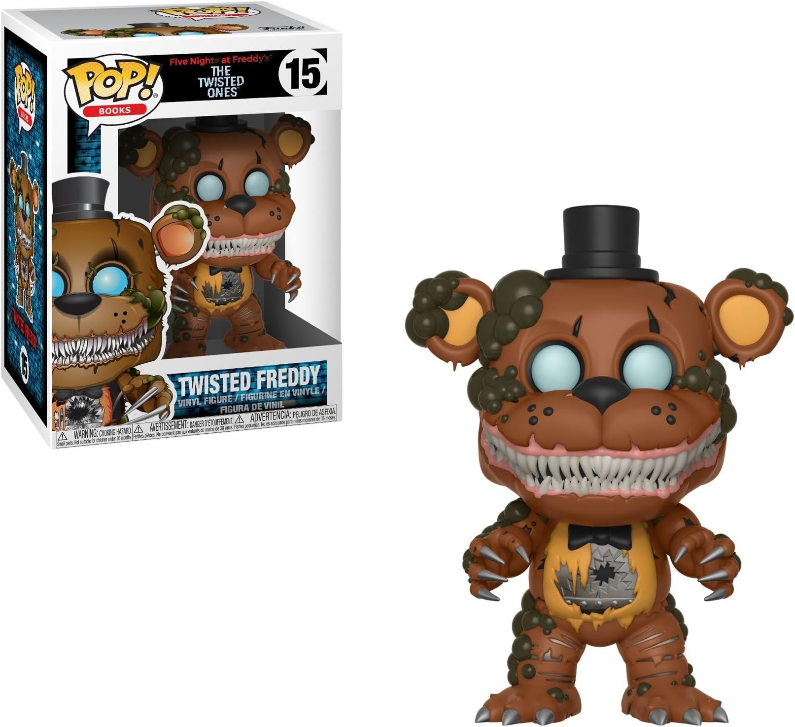 POP! Books: Five Nights at Freddy's-Twisted Freddy Collectible Figure, Multicolor