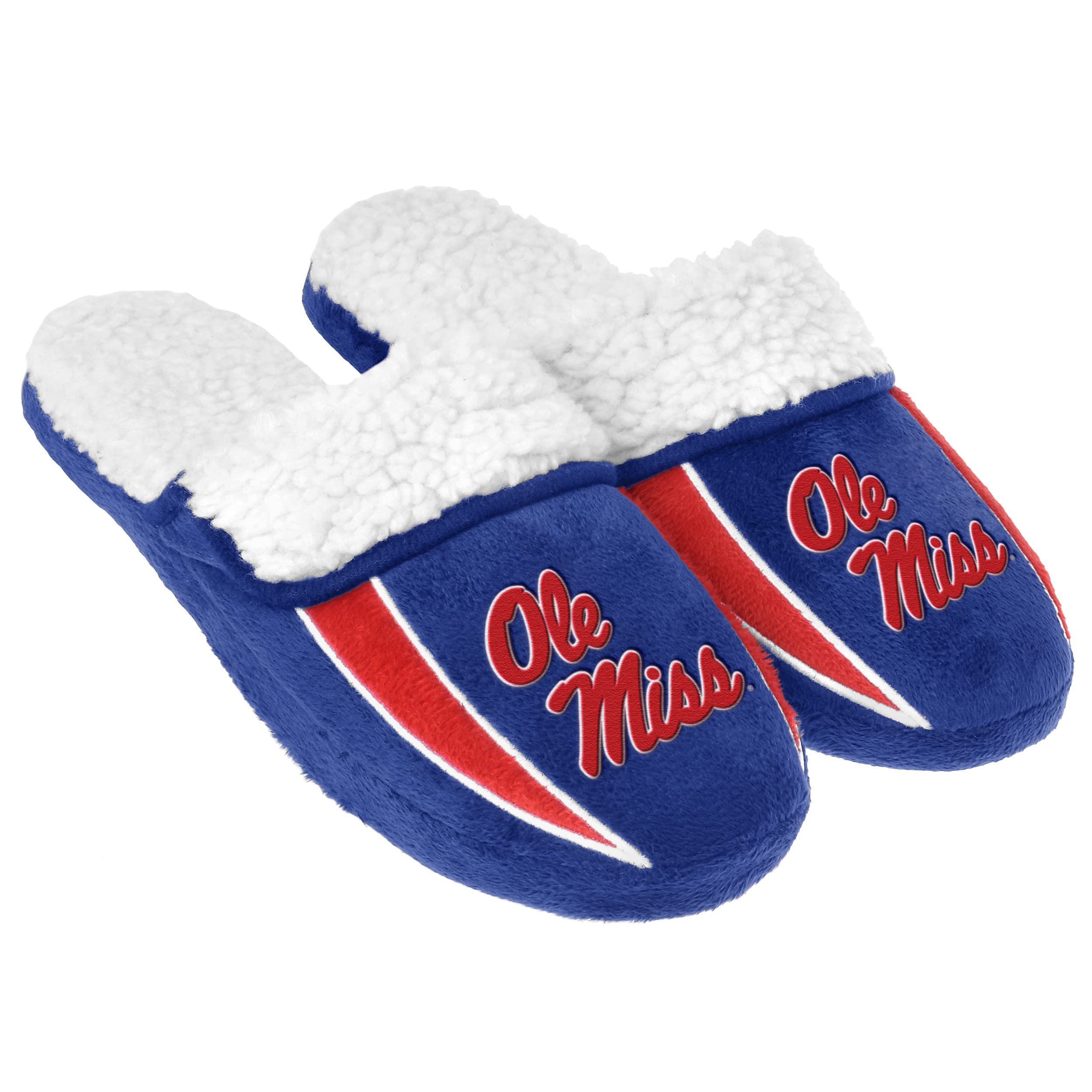FOCO Ole Miss 2013 Mens Sherpa Slide Slipper Small
