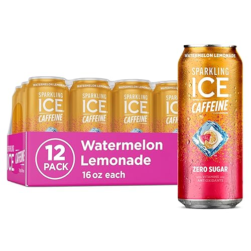 Sparkling Ice Caffeine Watermelon Lemonade Sparkling Water