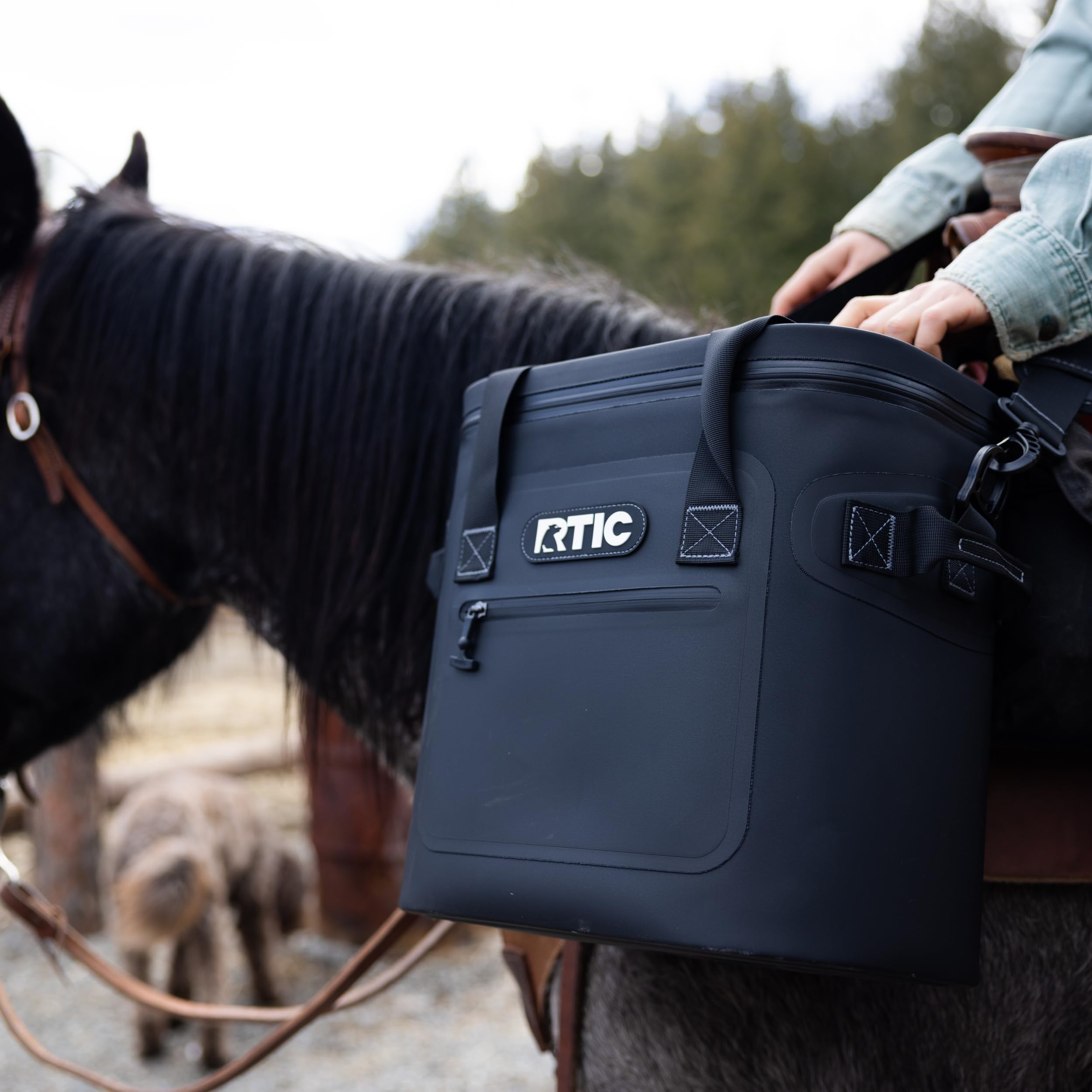 Amazon | RTIC 20缶ウルトラタフソフトクーラー防水、ブラック