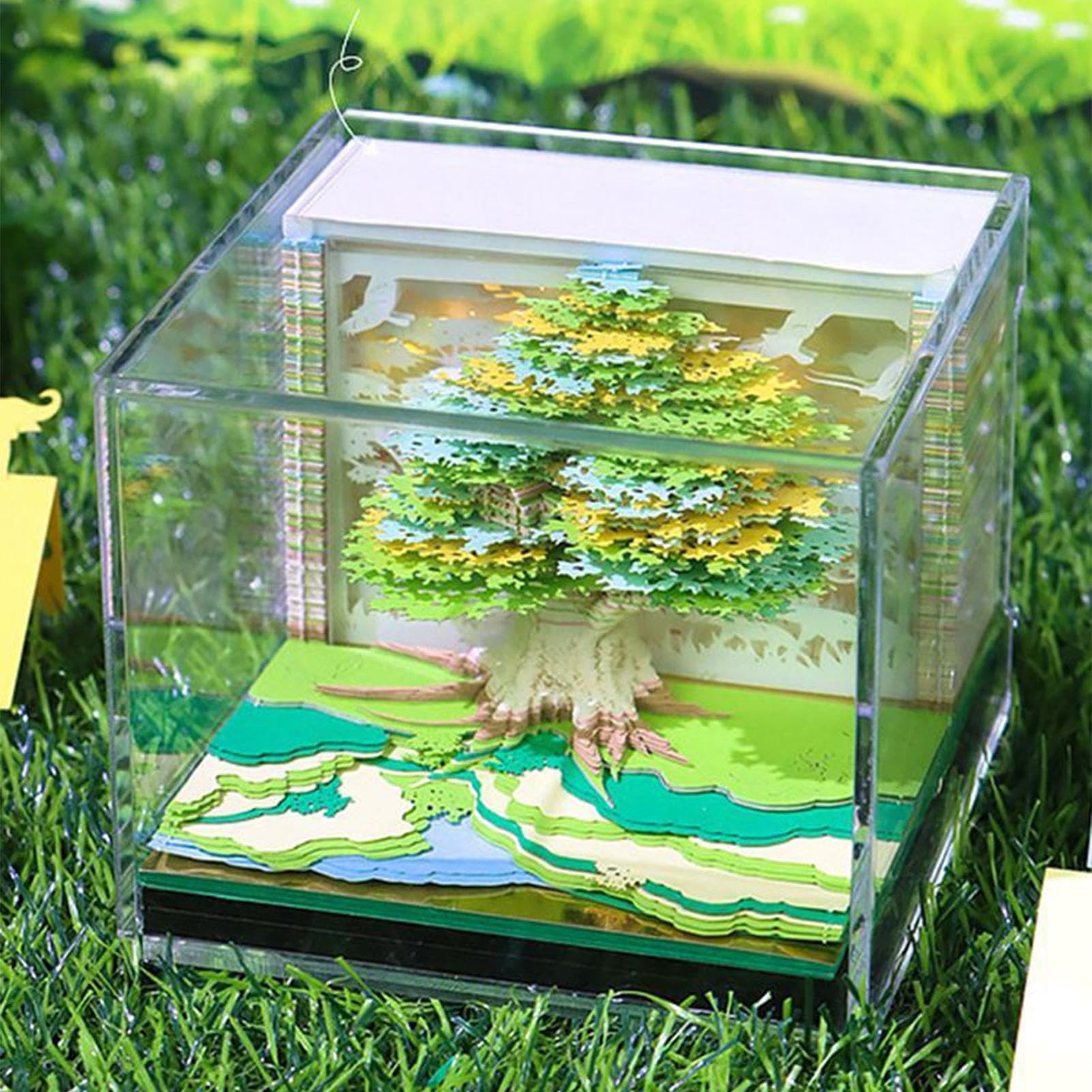 Kalendarz 3D Notes 2026 Zdzierany Notatnik Rzeźby Czasu | 3D Zdzierany Mini Kalendarz Biurkowy Dzienny rejestr i tygodniowy tracker nawyków, dekoracja biurka i zakładka