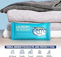 Vista 2 de Terra Breeze Laundry Detergent Powder - 1.5 oz Individually Wrapped Packet (Case of 50)