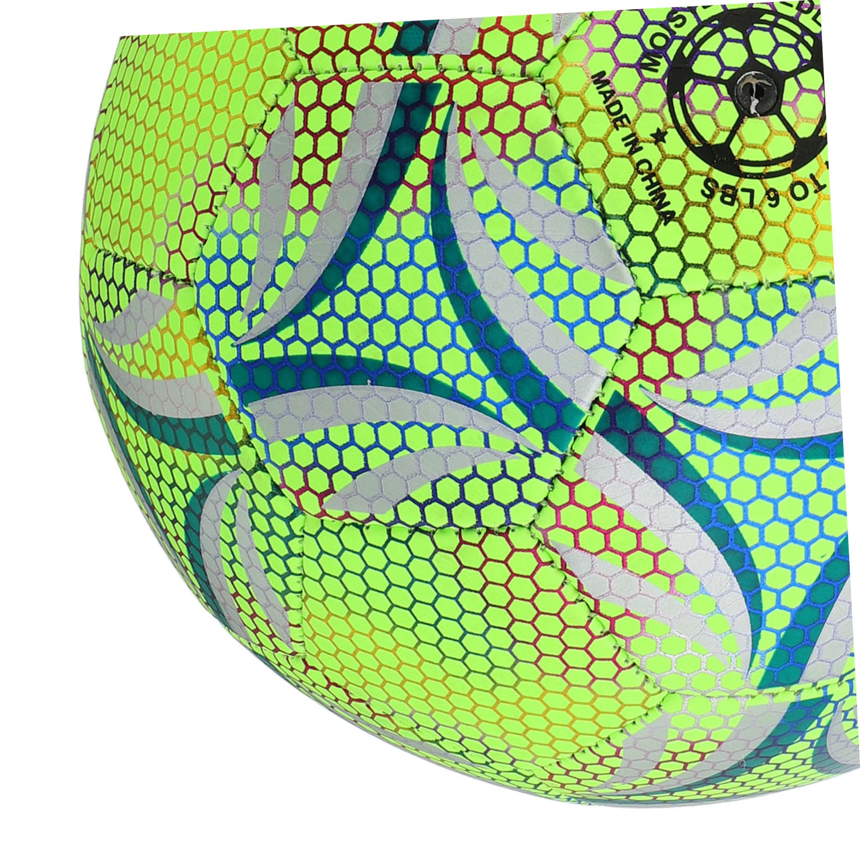 TOYANDONA Balón de Fútbol Luminoso Adultos Accesorio de Entrenamiento Brillante Que Brilla la Oscuridad para Jugar Fiestas Nocturnas
