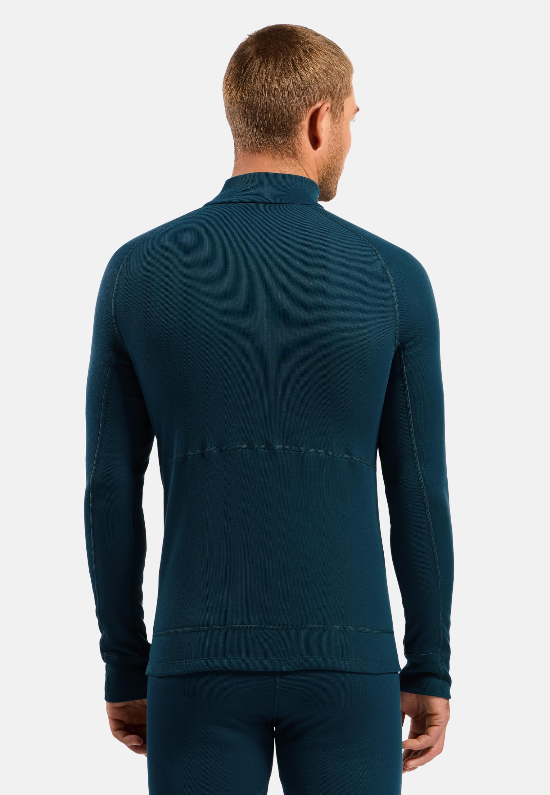 Odlo Active X-Warm sous-vêtements Thermiques à Manches Longues pour Homme avec 1/2 Fermeture éclair I sous-vêtements de Ski Chauds