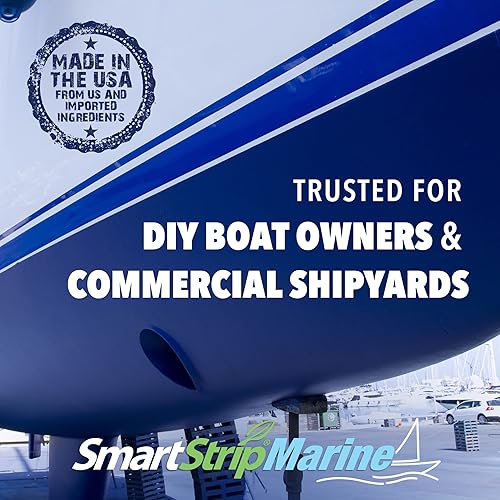 Miniatura 7 de Dumond Smart Strip - Removedor de pintura marina, para madera, fibra de vidrio, barcos de metal y aluminio y más, tira hasta 15 capas de poliuretano