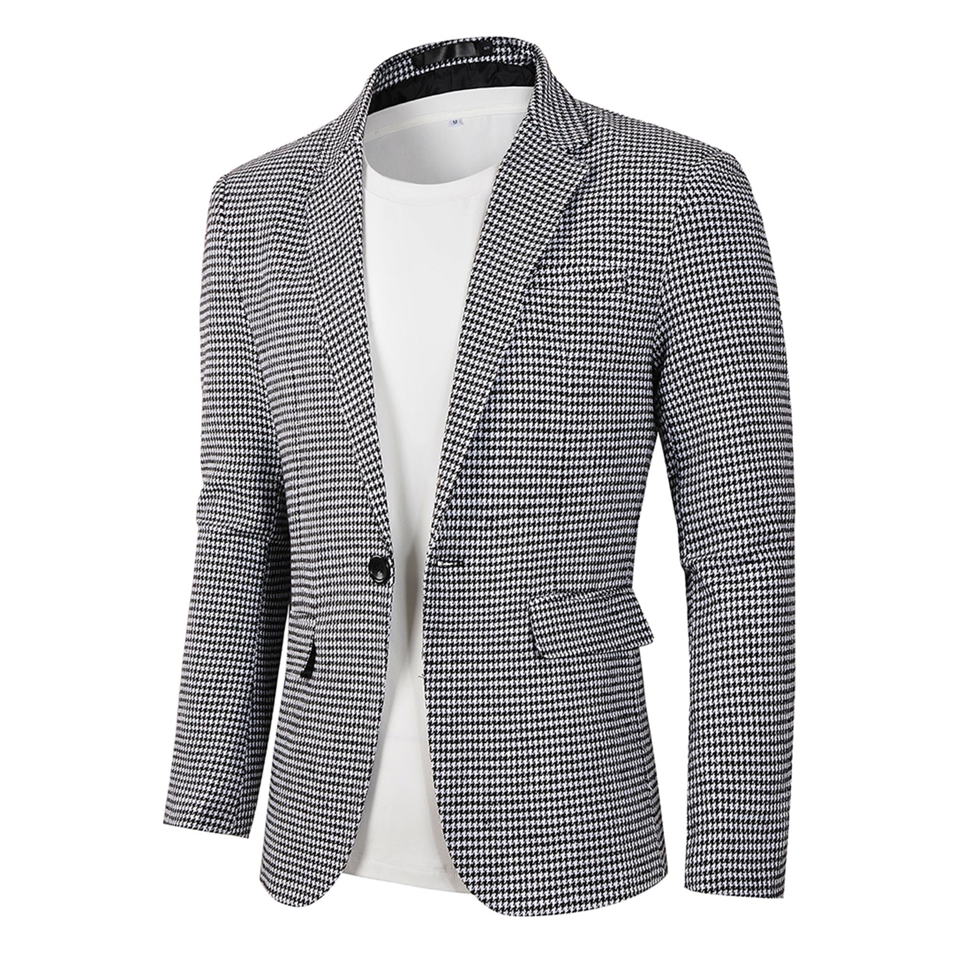 Beninos Men's Casual Blazer Suit Jackets Lightweight Sports Coats One Button