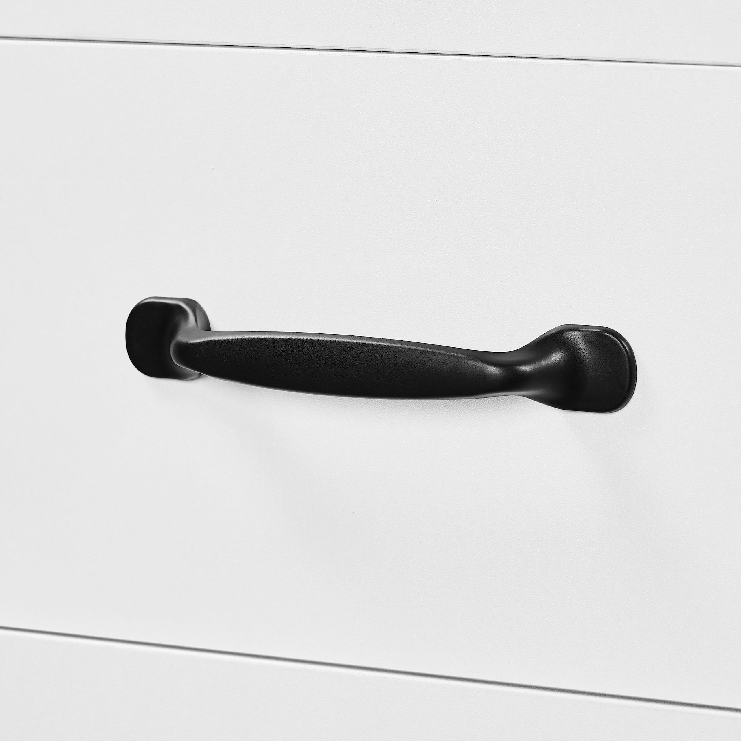 Yaheetech Cajonera Escritorio con Ruedas Cajonera de Oficina con 2 Cajones Mueble Archivador Móvil con Cerredura y Llave, Blanco para Carta A4 40×40×65,5cm