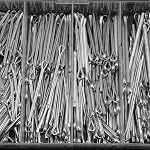 555 Pieces Cotter Pins Zinc Plated Steel Cotter Spring Split Pin Fastener Clips Assortment Kit for Hitch Holds Pin Lock Systems Straight Hairpins Silver
