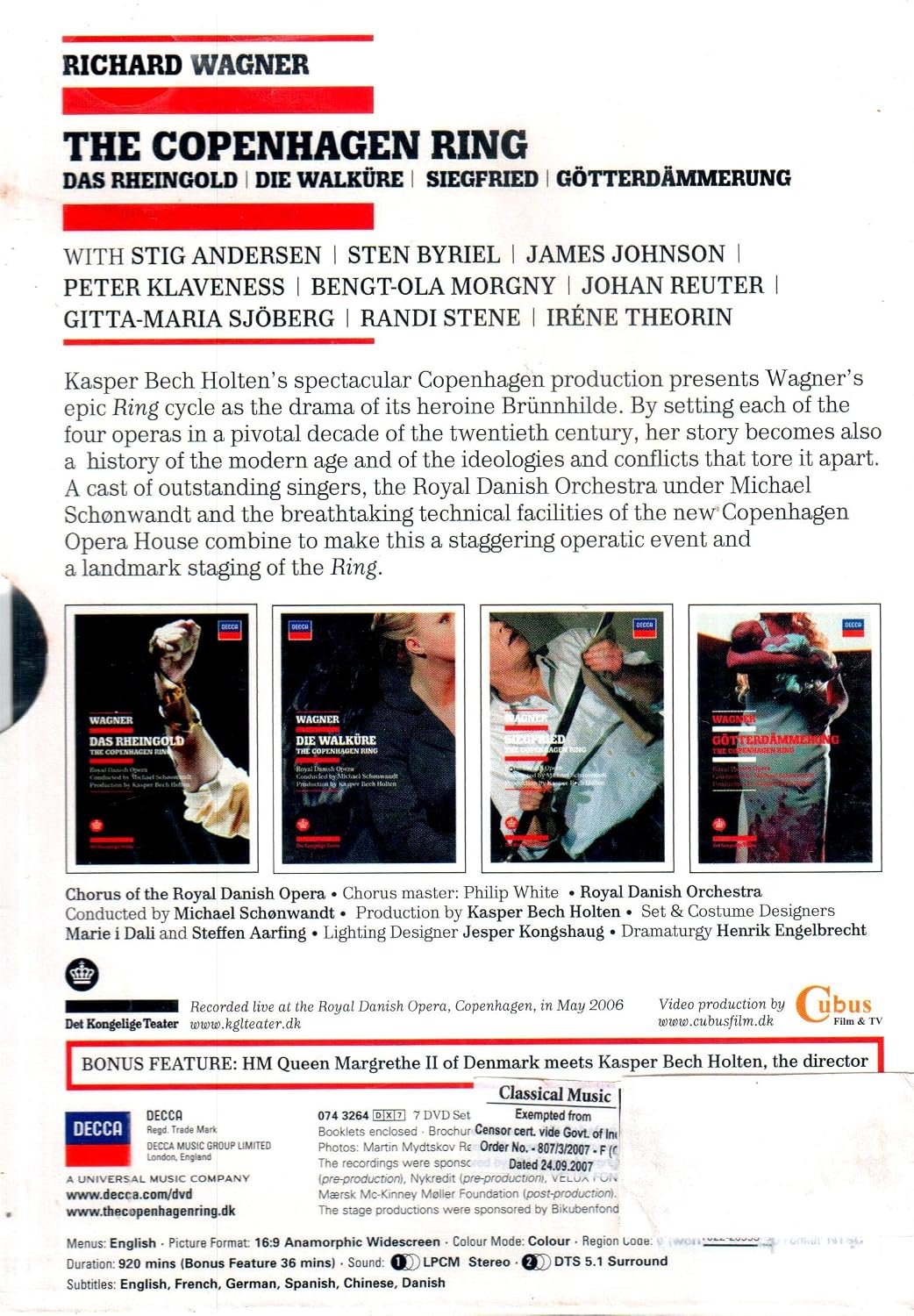 The Copenhagen Ring: The Complete DVD Set image 3