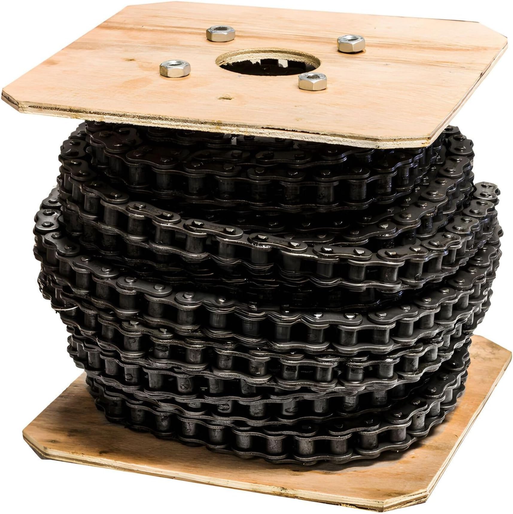 Jeremywell 60H Heavy Duty Roller Chain 50 Feet with 5 Connecting Links