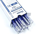 Pentel Arts Hybrid MATTEHOP Gel Roller, 1.0mm, Matte Blue Ink, Box of 12 each (K110-VC) – view 2