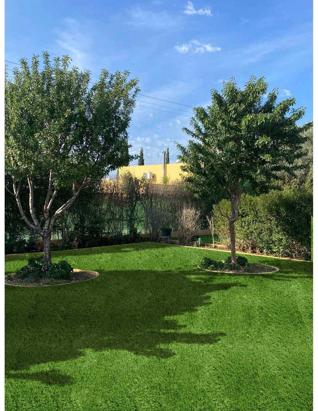 Jardin202 - Césped Artificial Miami 50mm | Alta Densidad 26.250 Puntadas | Suavidad y Realismo | Rollo: 2x5 Metros () | Rollo: 2x5 Metros