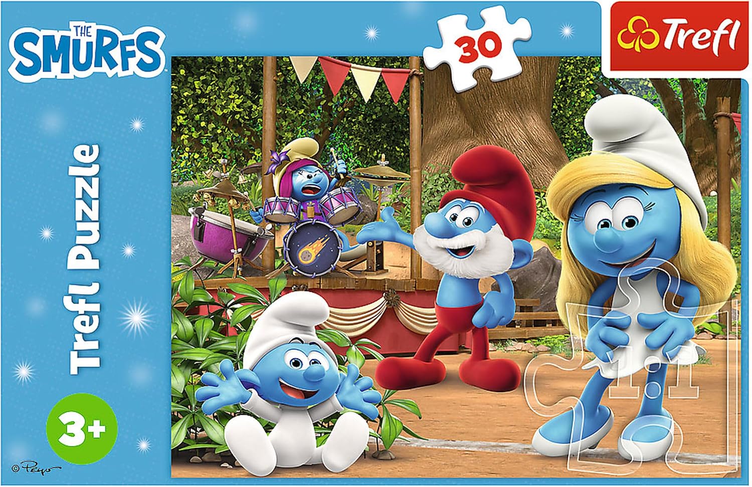 Trefl 18312 Smurfs Children's Puzzle, Multi-Coloured