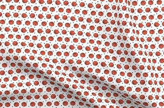 Spoonflower Fabric - Basketball Small Sports Sport Ball Geometric Girls Boys Women Orange Printed on Organic Cotton Sateen Fabric Fat Quarter - Sewing Quilting Apparel Home Decor
