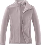 Outdoor Ventures Veste polaire souple à manches longues et légère pour les femmes pour l'hiver d'automne