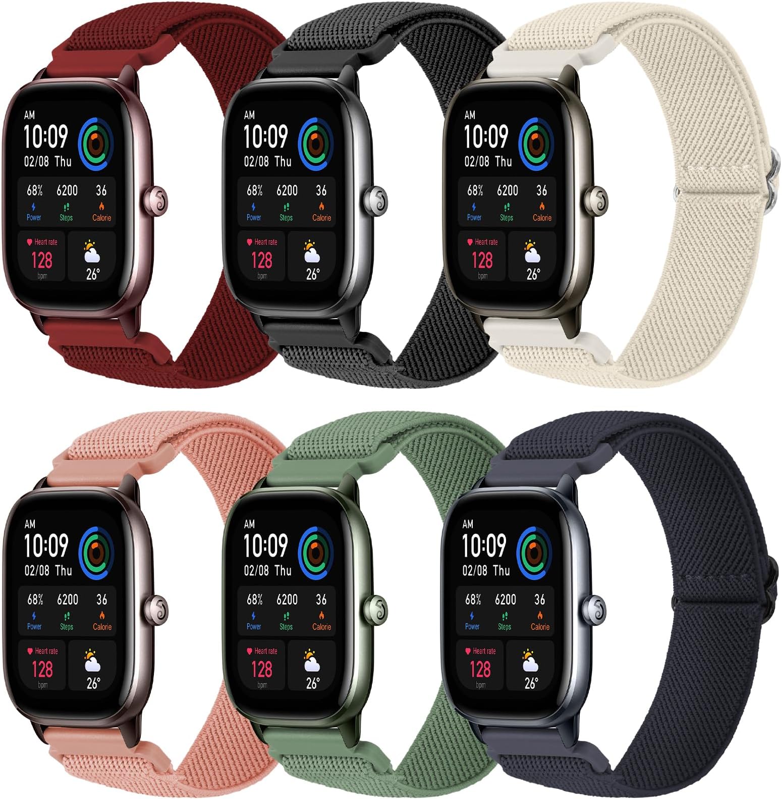 Armband Kompatibel mit Amazfit GTS, 20mm Nylon Sportarmband Uhr ...