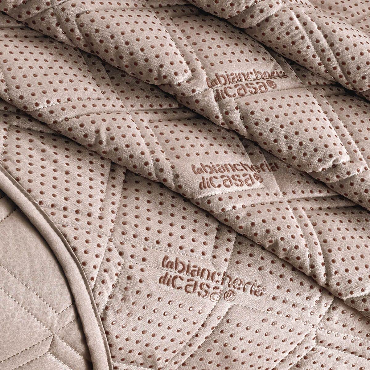 la biancheria di casa - Slippy Angle - Copridivano angolare con penisola antiscivolo destra o sinistra, microfibra trapuntata OEKO-TEX, per divano 2 e 3 Tortora,195cm-Sinistra
