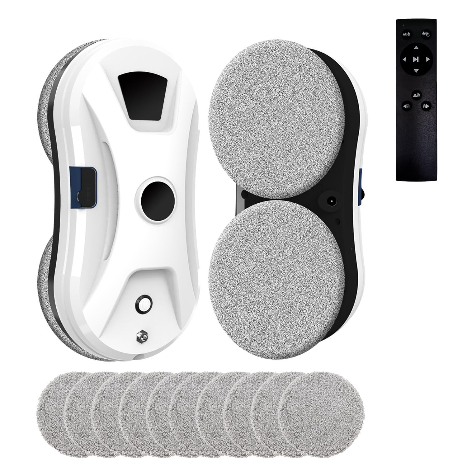 Buithafu Robot Glass Cleaner Robot Automatic Cleaner Robots Electric Window Cleaning 5600pa Strong Suction Power with Automatic Water Spray for Large Outdoor Windows