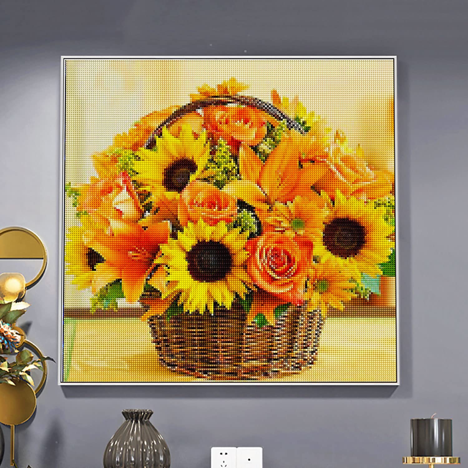 5D fai da te macchina da cucire Diamond Painting Full Round Drill