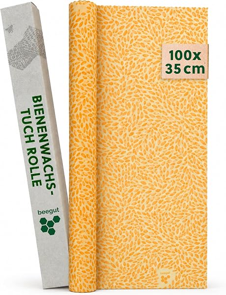 Beegut BIO Bienenwachstücher, Nachhaltige & wiederverwendbare Frischhaltefolie