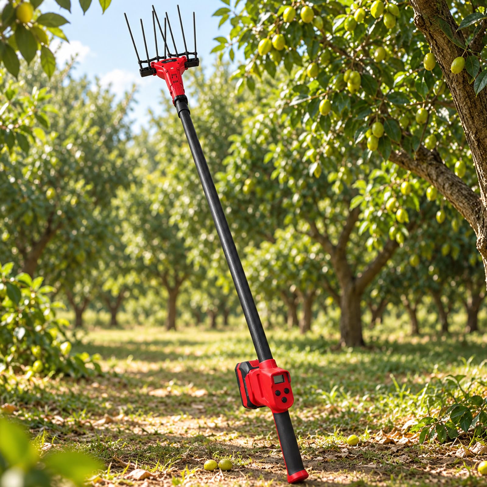 Raccogli Frutta Telescopico Elettrico Per Rami Alti 1×5.2AhPack