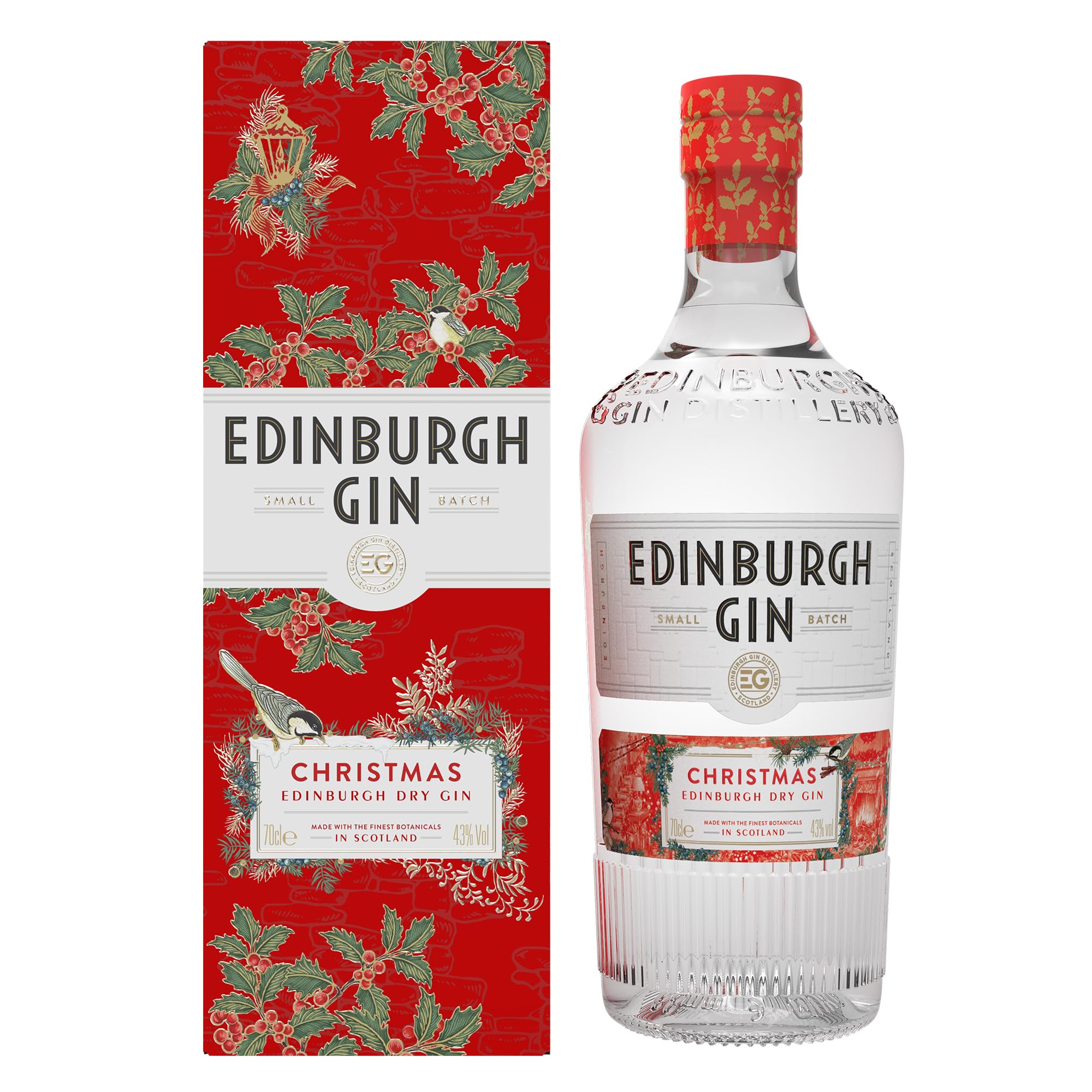 Christmas Gin 70cl | 43% ABV | One of a Kind London Dry | Crafted with Cinnamon, Nutmeg and Clove | Perfect for Christmas Gifts for Gin Lovers