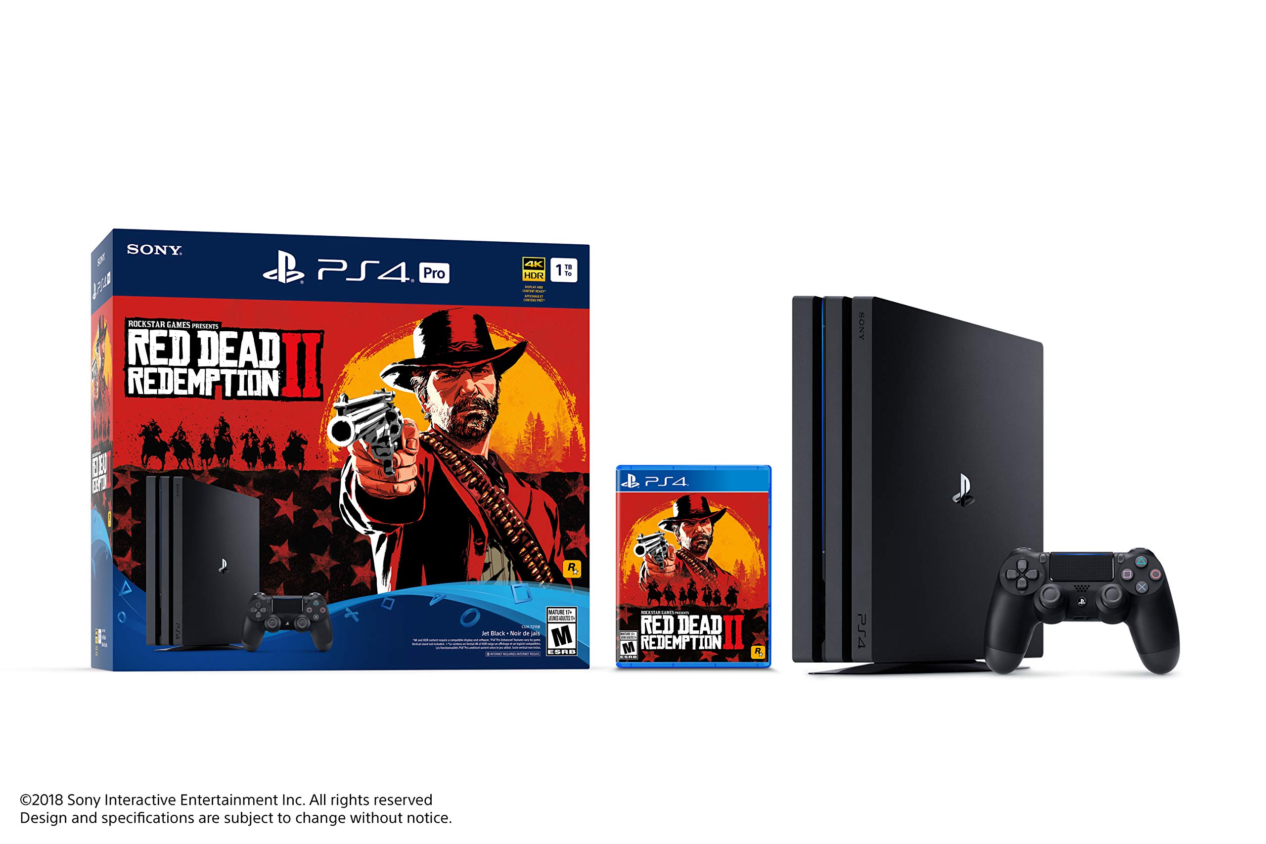 PlayStation 4 Pro 1TB Console - Red Dead Redemption 2 Bundle