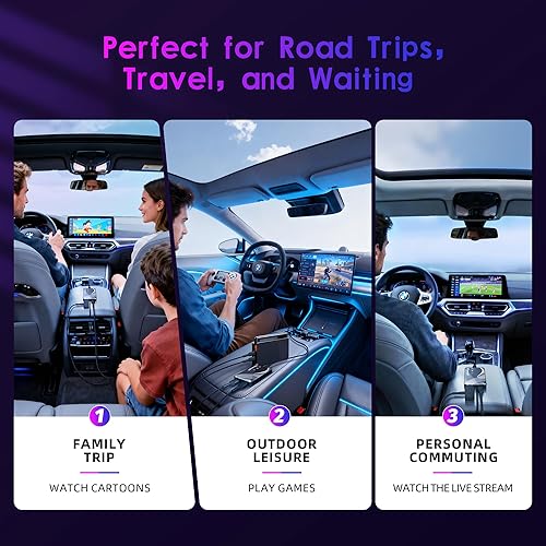 Miniatura 7 de 2025 actualizado  3 en 1  Entrada HDMI para coche TV y adaptador inalámbrico CarPlay y Android Auto, transmite TV StickiPhoneteléfono Android a tu