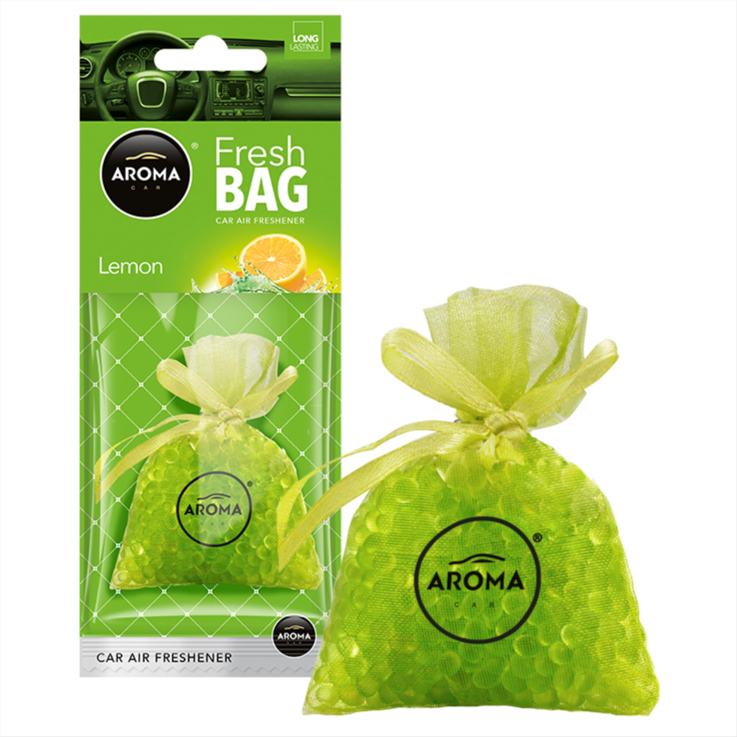 Fresh Bag "LEMON" odświeżacz powietrza do wnętrza samochodu, oczyszczacz powietrza