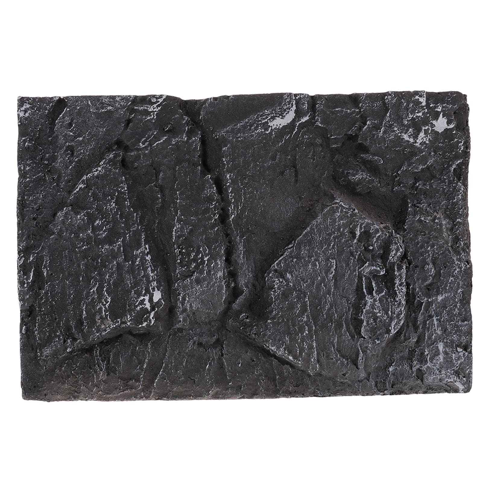 KESYOO Reptile Box Decorative Panel Foam Rock Background for Reptile Tank Tortoise Tank Background Sea Turtle Decor Reptile Decoration Reptile Tank Decorations Turtle Tank Decor Black