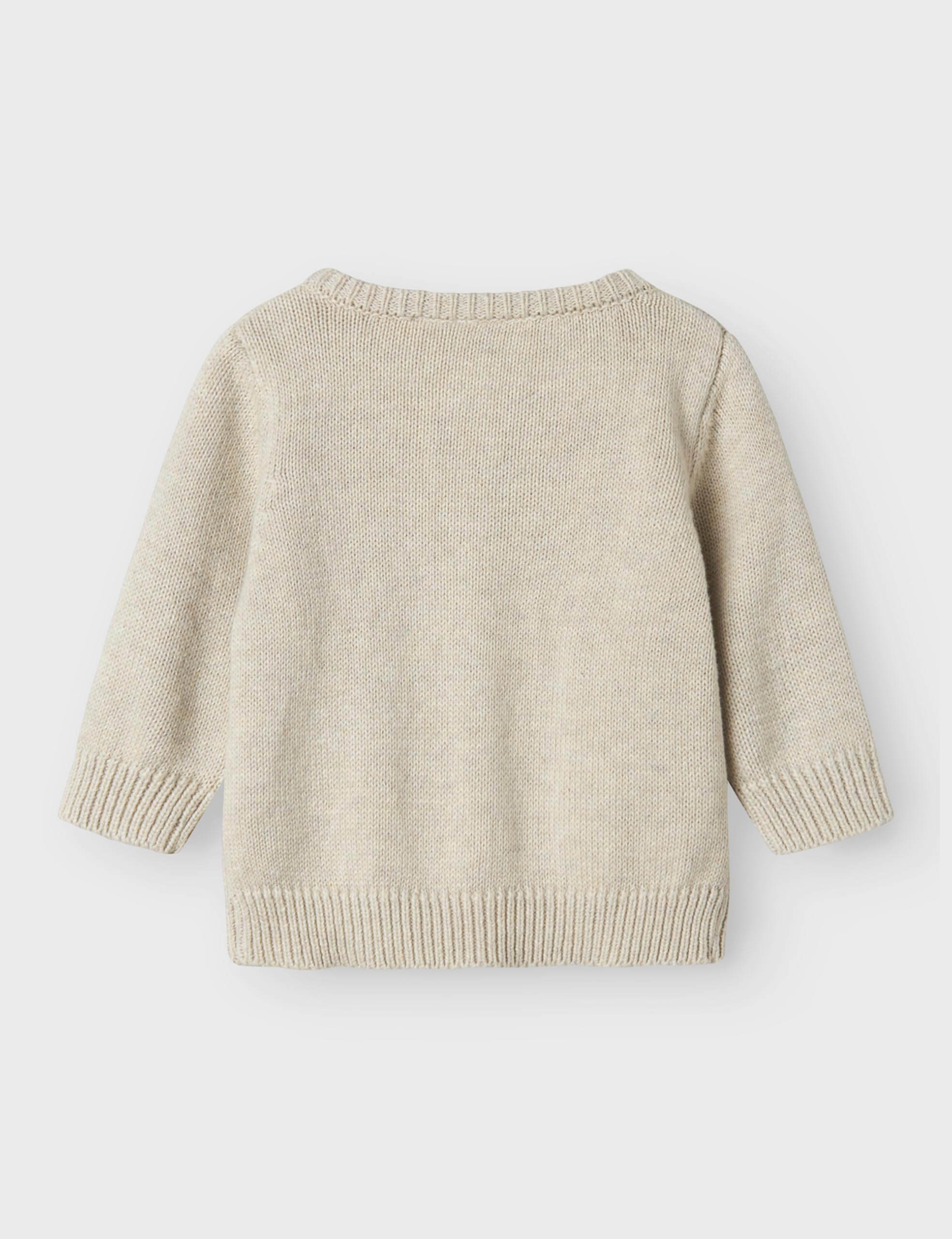 NAME IT Damska karta Nbfline Ls Knit Card, Peyote Melange, 74