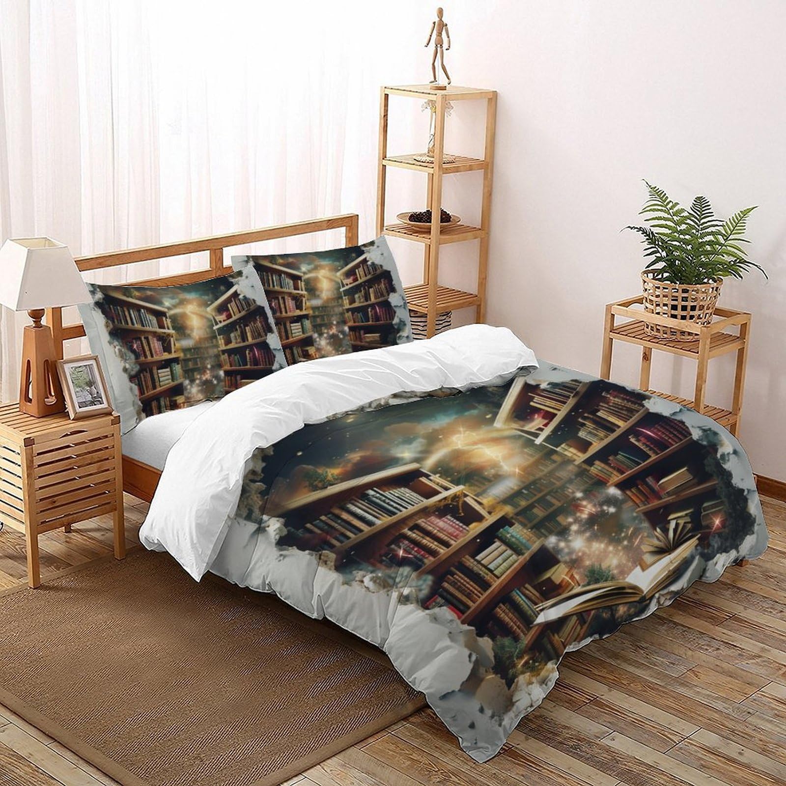 Housse de couette 3D enfants : finie la couette qui glisse grâce au zip 200x200