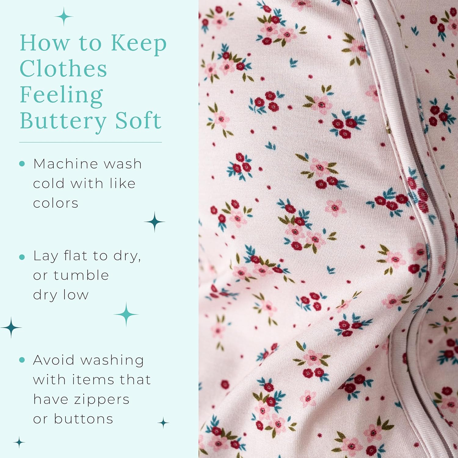 Posh Peanut Convertible Baby Sleepers - Girls Footless Baby Pajamas with 2 Way Zipper for Easy Diaper Changes - Image 8