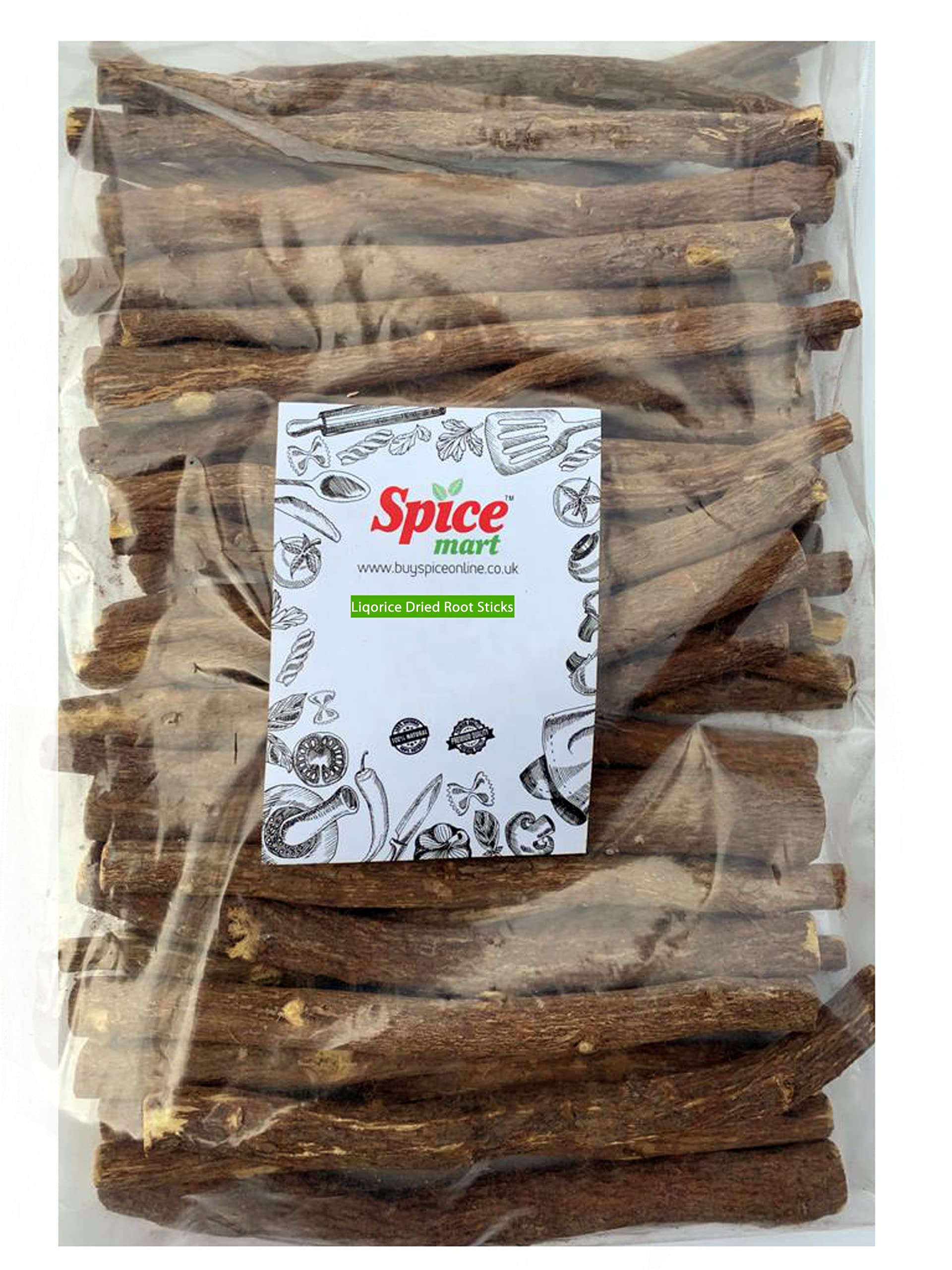 Liquorice | Licorice Dried Root Sticks | Jethimadh Sticks Premium Quality Free UK P&P (50g)
