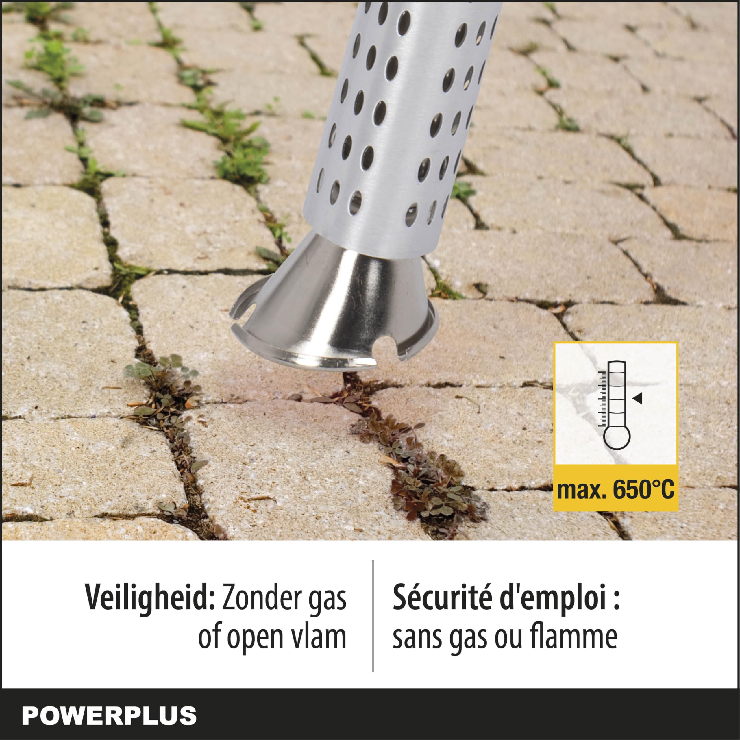 POWERPLUS POWXG6601 - Quemador de malezas 2000w