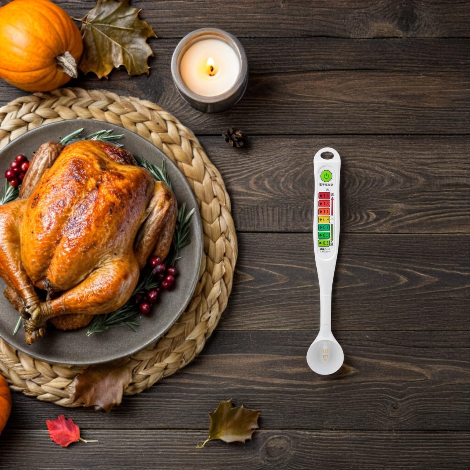 OUNONA Misuratore Salinità Portatile Per Alimenti Display Led Strumento Test Della Salinità Per Salamoia Sottaceti e Fermentati Dispositivo Misurazione Del Alimentare