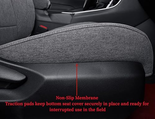 Miniatura 2 de Fundas de asiento de ajuste personalizado para Toyota Corolla Cross L, LE, XLE 2022 2023 2024, protector de asiento de poliéster de cobertura