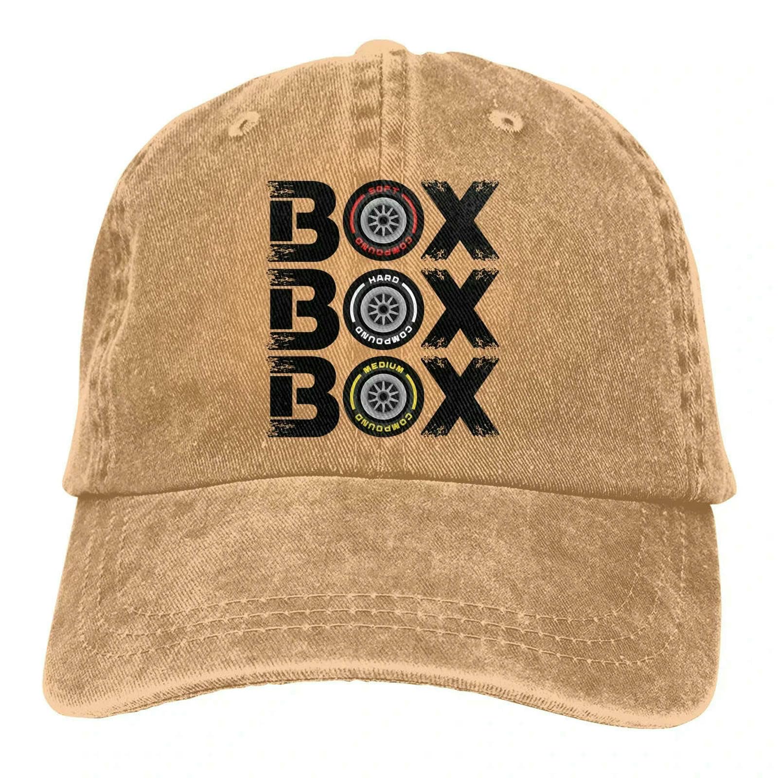 Gyios Unisex Khaki Bucket Hat F1 Formula Racing Cap Snapback Adjustable Baseball Motorsport Summer Outdoor Sports For Men Women Casual Wear-One Size