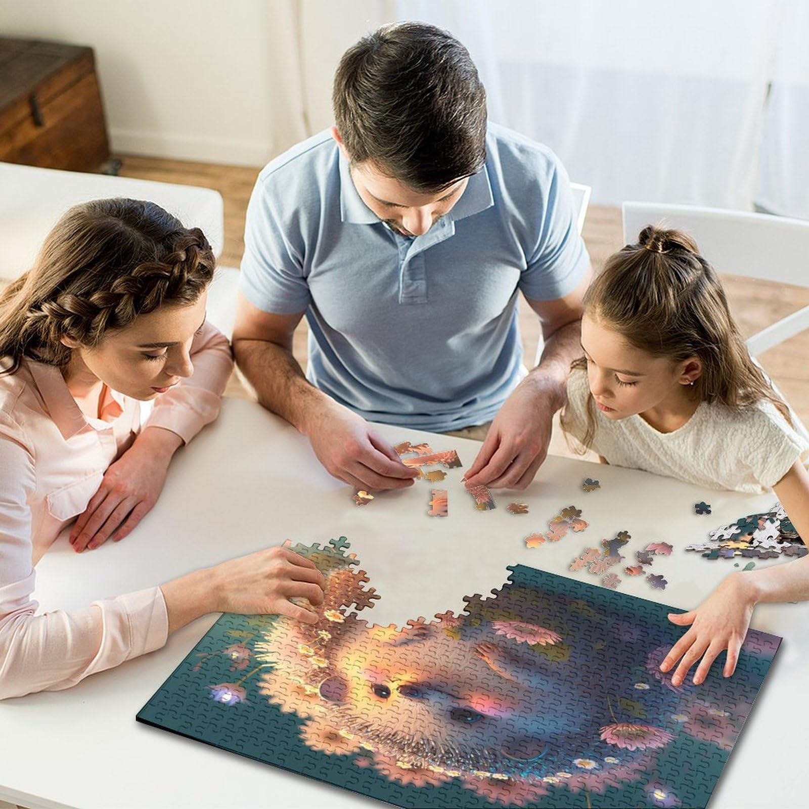 Puzzle riccio Pittura Colore 1000 Pezzi per Adulti 50 x 75 cm