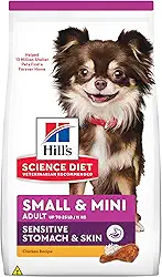 Ração Hill's Science Diet Pele Sensível Pequenos e Mini para Cães Adultos Sabor Frango - 1.81kg