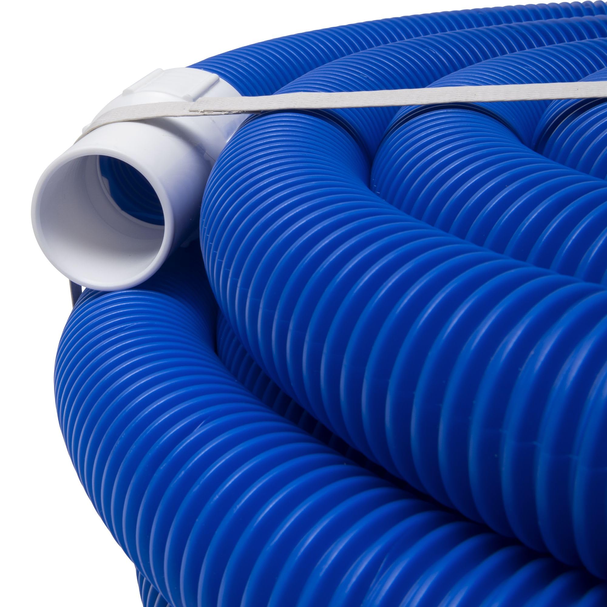 WERKA PRO Tuyau Flottant Piscine Ø38 Mm Bleu – 12 M Avec Embout – Idéal Filtration & Nettoyage Hors-Sol