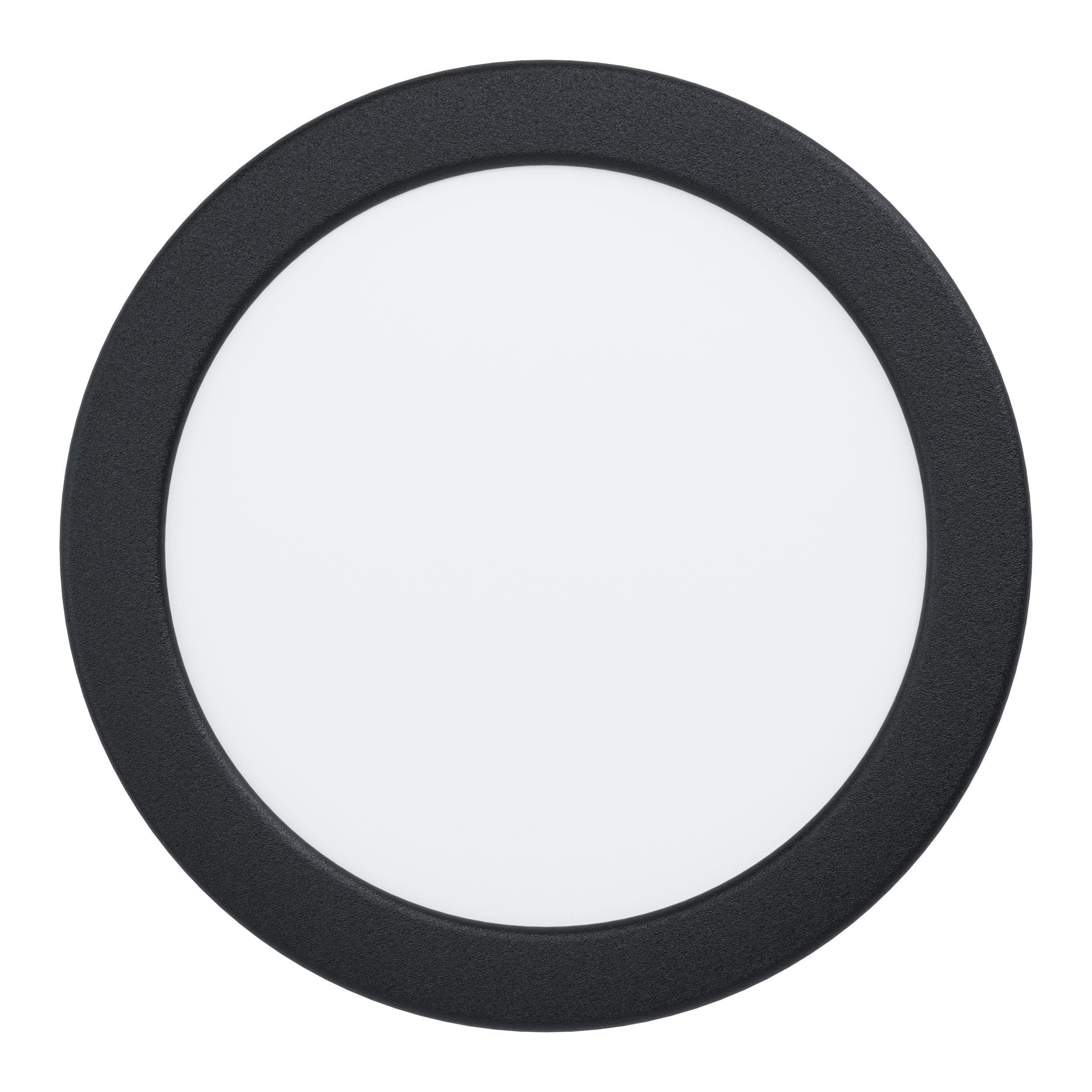 EGLO LED Einbaustrahler Fueva 6, Spot Deckenleuchte, runder Einbauspot, Deckenstrahler aus Kunststoff in Schwarz und Weiß, warmweiß-kaltweiß, ∅ 16,6 cm