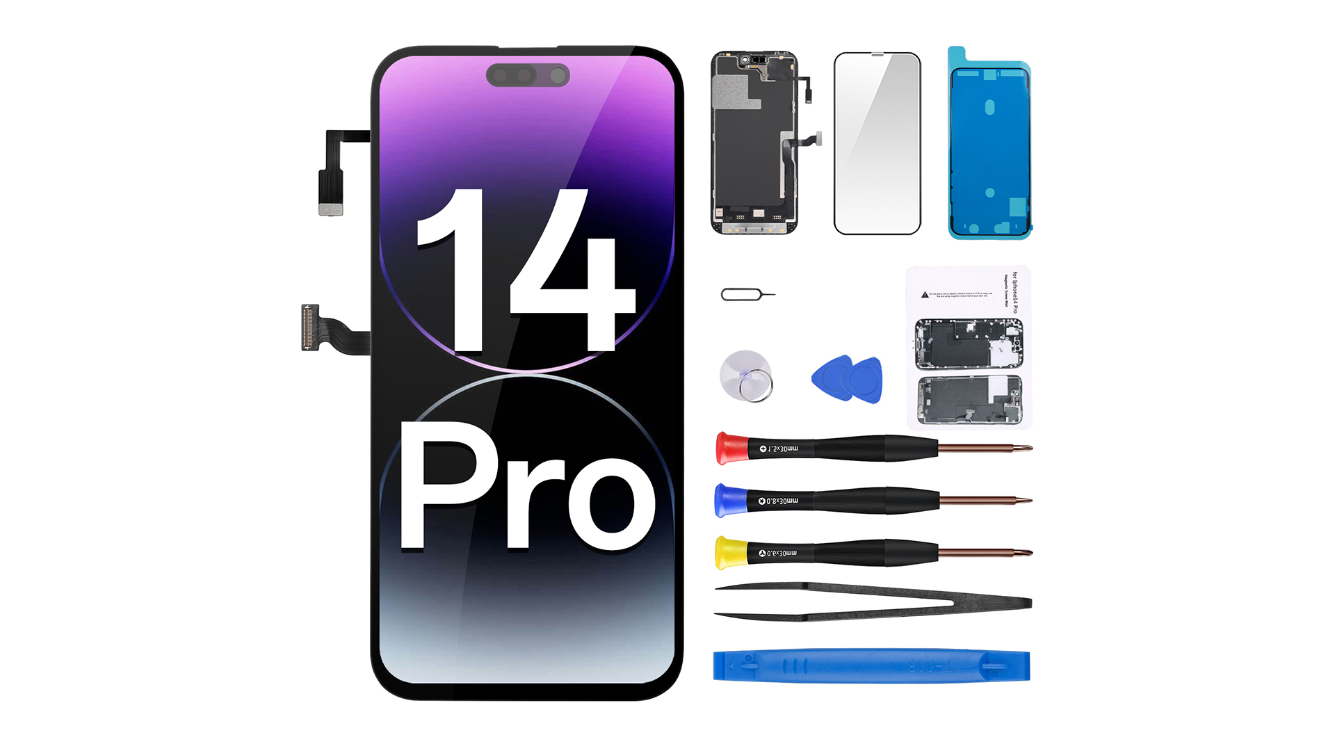 Amazon.com: CYKJGS for iPhone 14 Pro Screen Replacement with