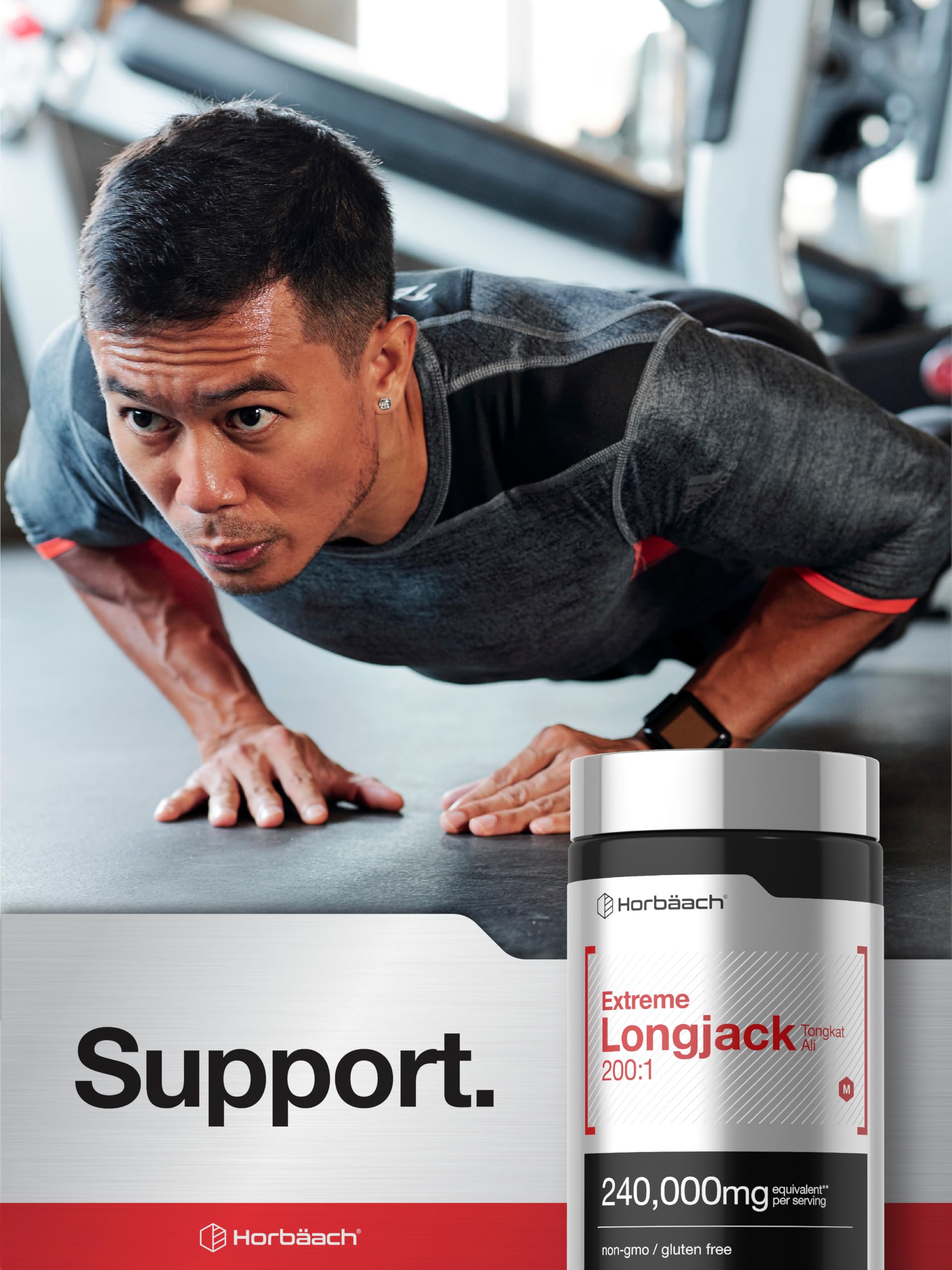Horbäach Longjack Tongkat Ali | 120 Capsules — Amazon image 6