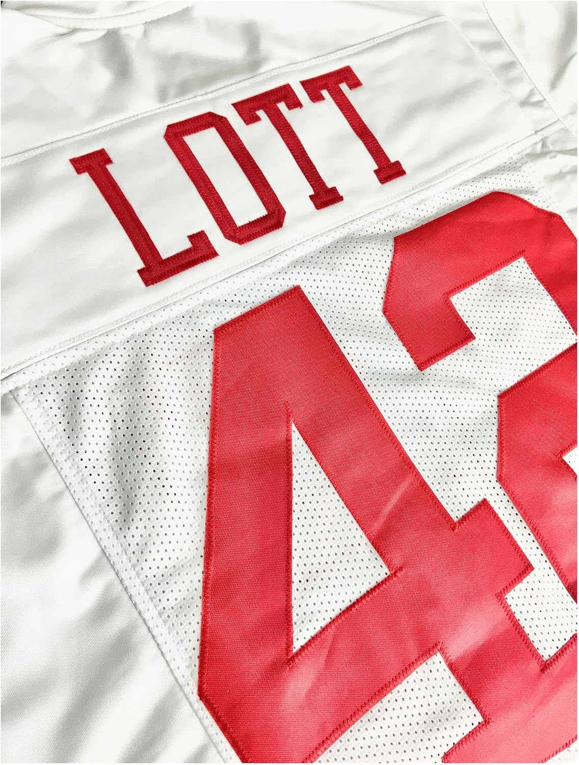 Ronnie Lott Jersey White San Francisco | Unisex Adult Sizes S-5XL Unsigned Custom Sewn Stitched