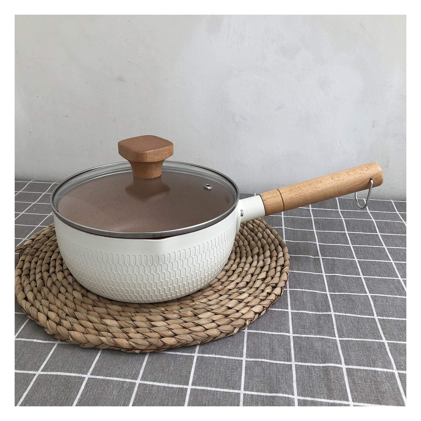 Casserole Yukihira en alliage d'aluminium de 7.87 pouces avec couvercle