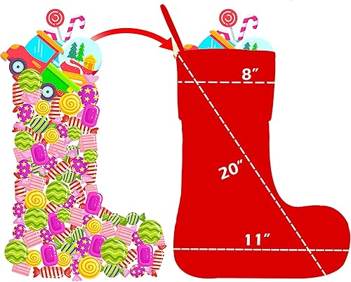 Miniatura 3 de LUBOT Calcetines de Navidad para decoración familiar, diseño de noche oscura estrellada, adornos de regalo de felpa bordados, medias de Navidad para