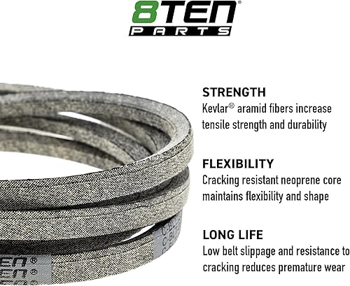 Miniatura 5 de 8TEN Kit de reconstrucción de cubierta para Toro Exmark 42 pulgadas Quest TimeCutter SS 4235 MX 4260 ZS 4200S 4200T hoja husillo correa tensor