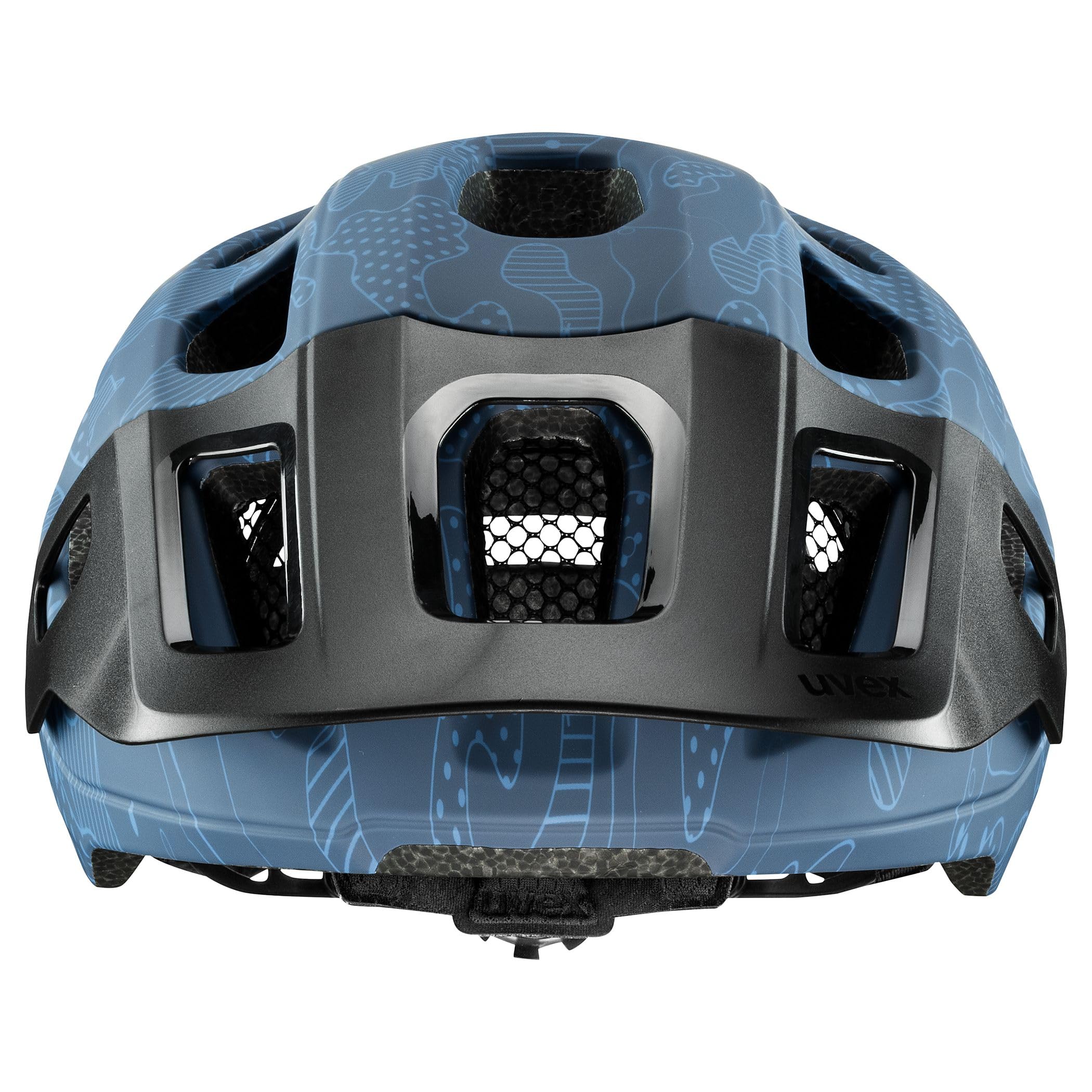 uvex react jr. Casco da bici per bambin - dusk blue altimeter matt/52-56 cm