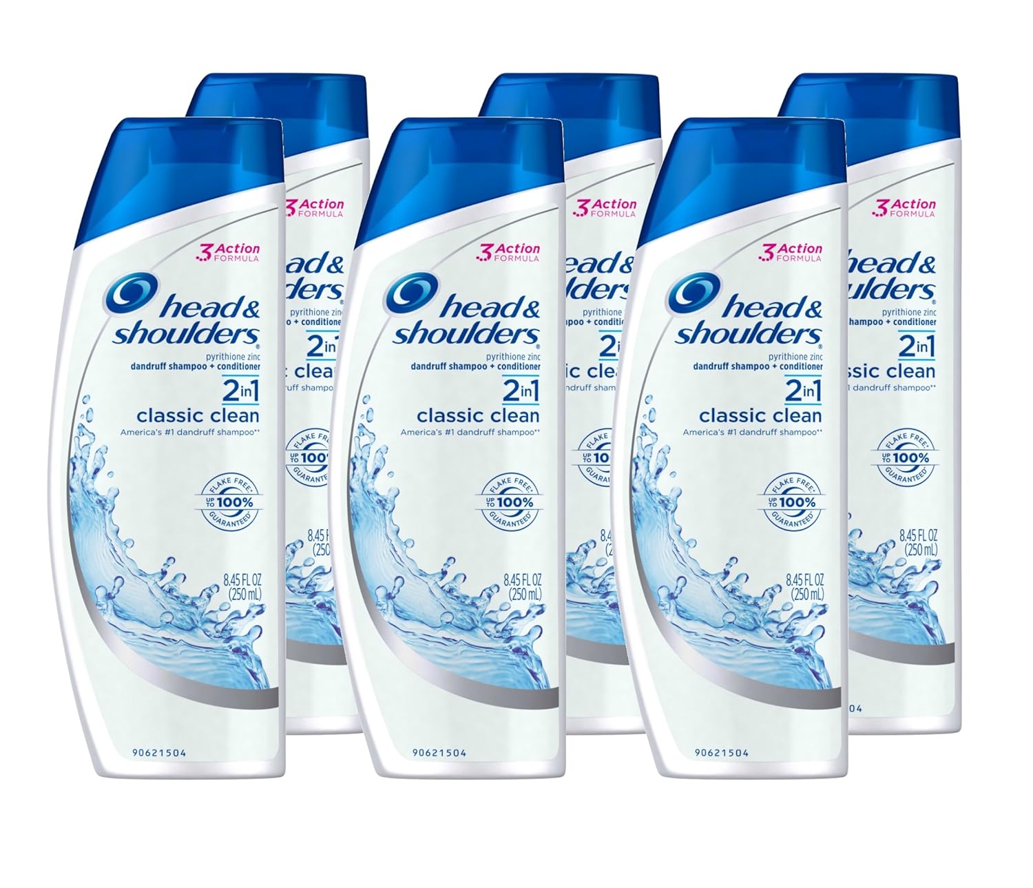 Head and Shoulders Classic Clean 2-in-1 Anti-Dandruff, (Pack of 6) Head and Shoulders Classic Clean 2-in-1 Anti-Dandruff, (Pack of 6)